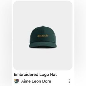 Aime Leon Dore Embossed Logo Hat Green